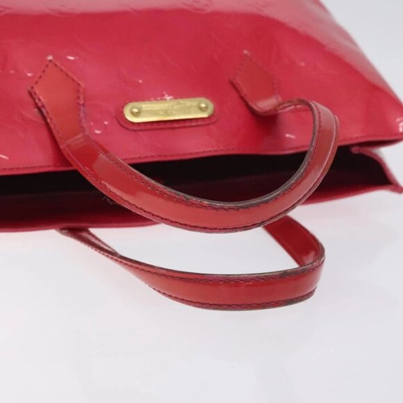 LOUIS VUITTON Monogram Vernis Wilshire PM Hand Bag Rose Pop M93643 Auth 129819 - Picture 8 of 16
